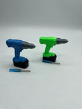 Mini Drill & Screwdriver /  Doll Sized Tools /Compatible with Elf Sized Toys Prop / Drill and Screwdriver Prop / Small Doll Sized Drill Set