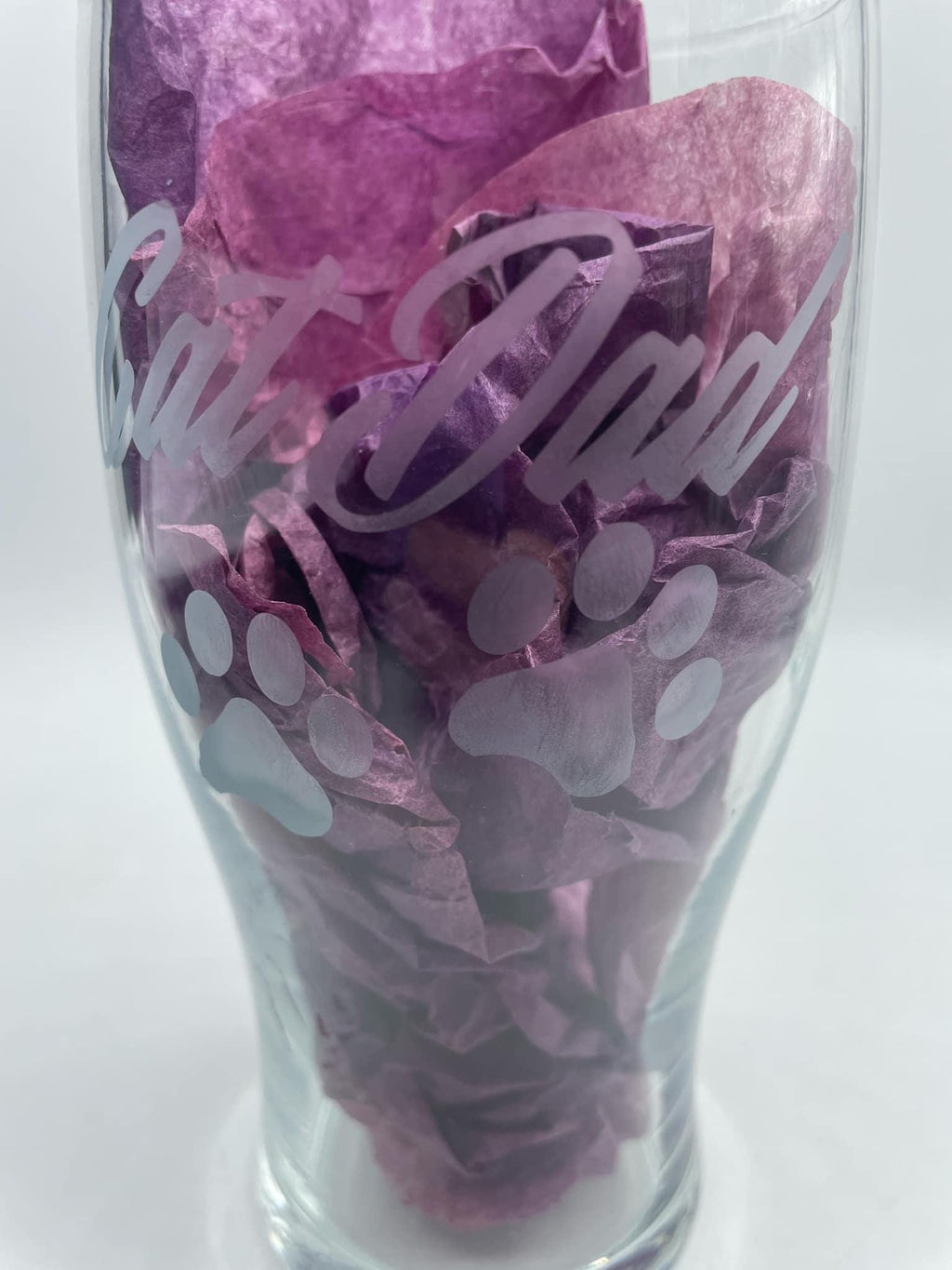 Etched Cat Dad Pint Glass, Fathers Day Gift, Cat Dad Gift, Christmas Gift, Cat Dad Glass, Gift Cat Owner, Cat Dad Present, Cat Lover Gift