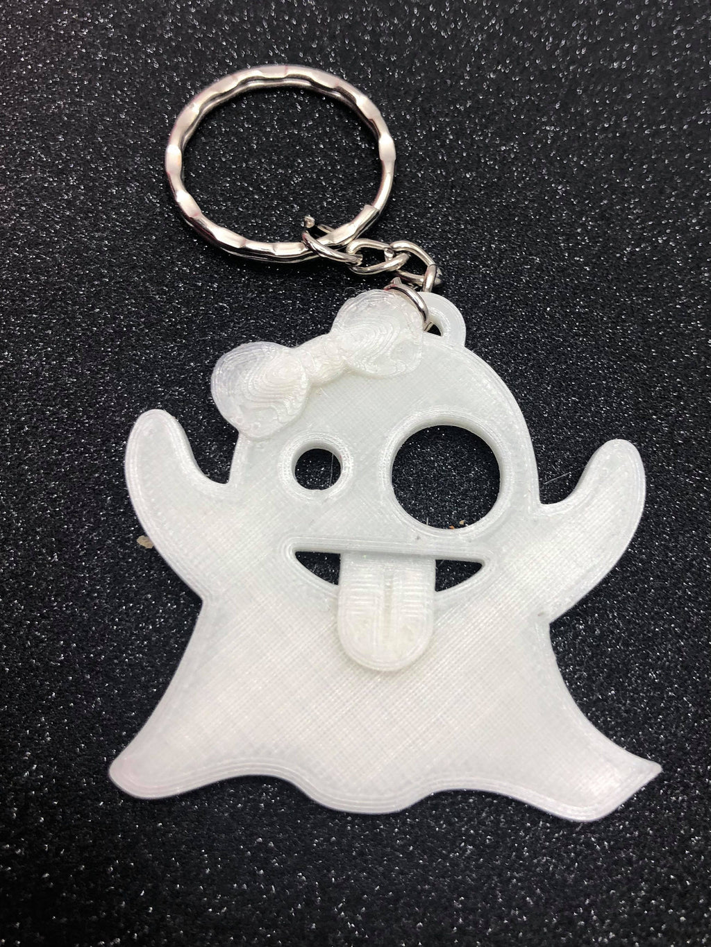 Ghost Keyring, Ghost Halloween Party, Ghost Bag Tag, Halloween Party Gift, Ghost Shaped Gift, Ghost Keychain, Ghost Lover Gift, Halloween