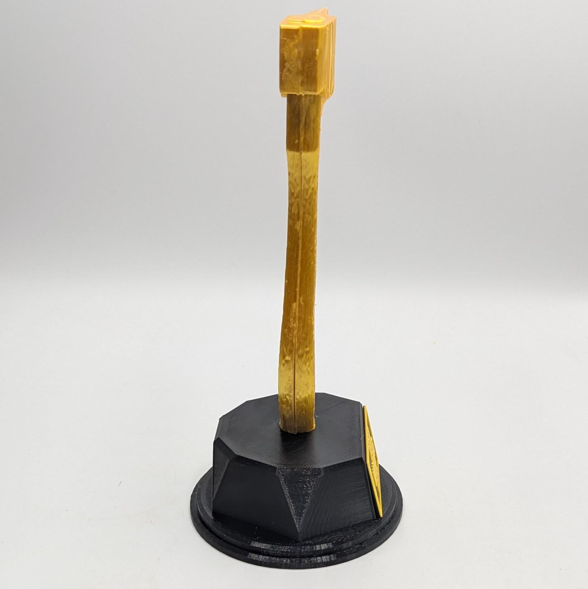 Hatchet Axe Trophy, Axe Award, Custom Trophy Gift, Hatchet Axe Trophy, Digger Award, Golden Axe Trophy,  Carpenter Trophy Award, Hatchet Axe