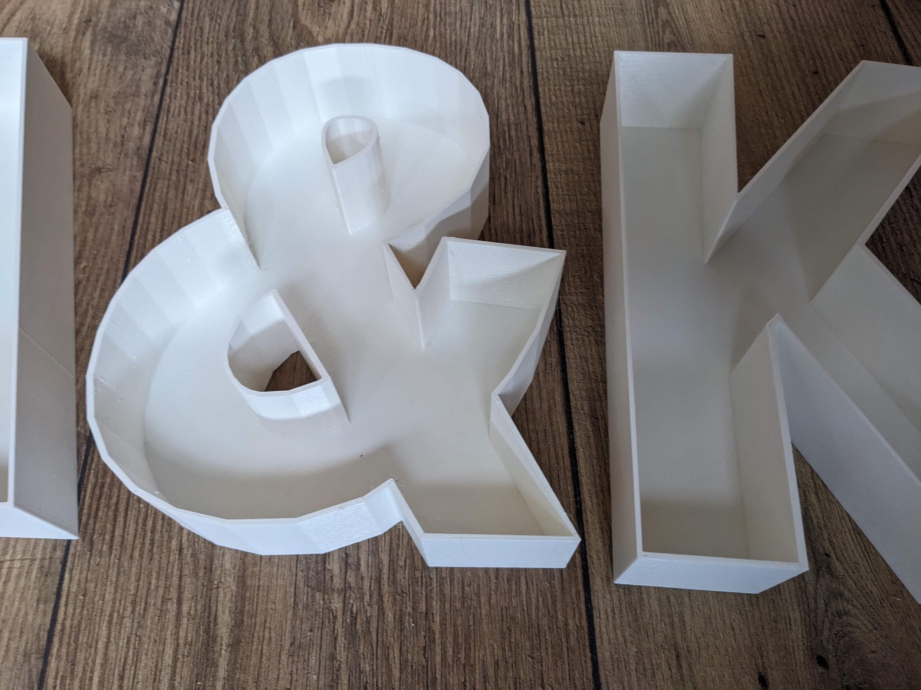 Wedding Large Letters (8.5") for Sweet filling / Wedding Cake Alternative / Wedding Table Decoration / Wedding Sweet Stand / Wedding Floral