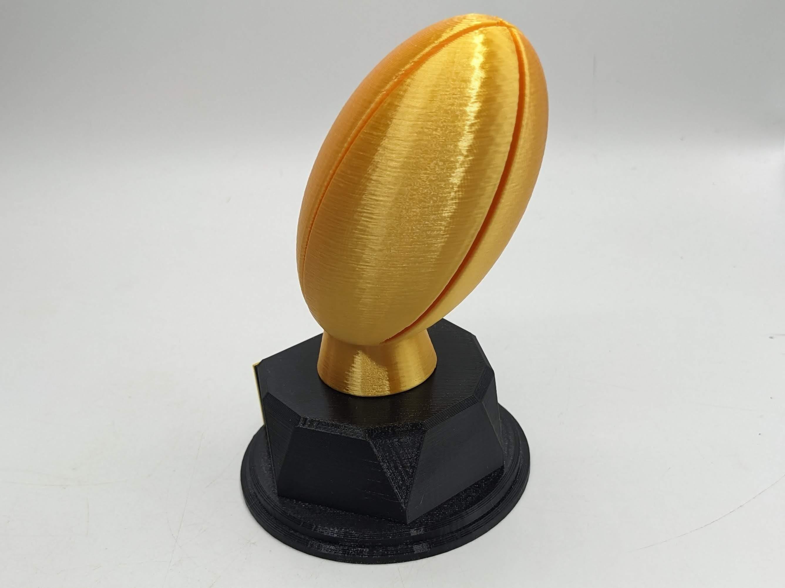 Personalised Rugby Trophy / Rugby Fun Trophy / Secret Santa Rugby Player / Rugby Team / Rugby Stocking Filler / Rugby Player Gift / Rugby Club