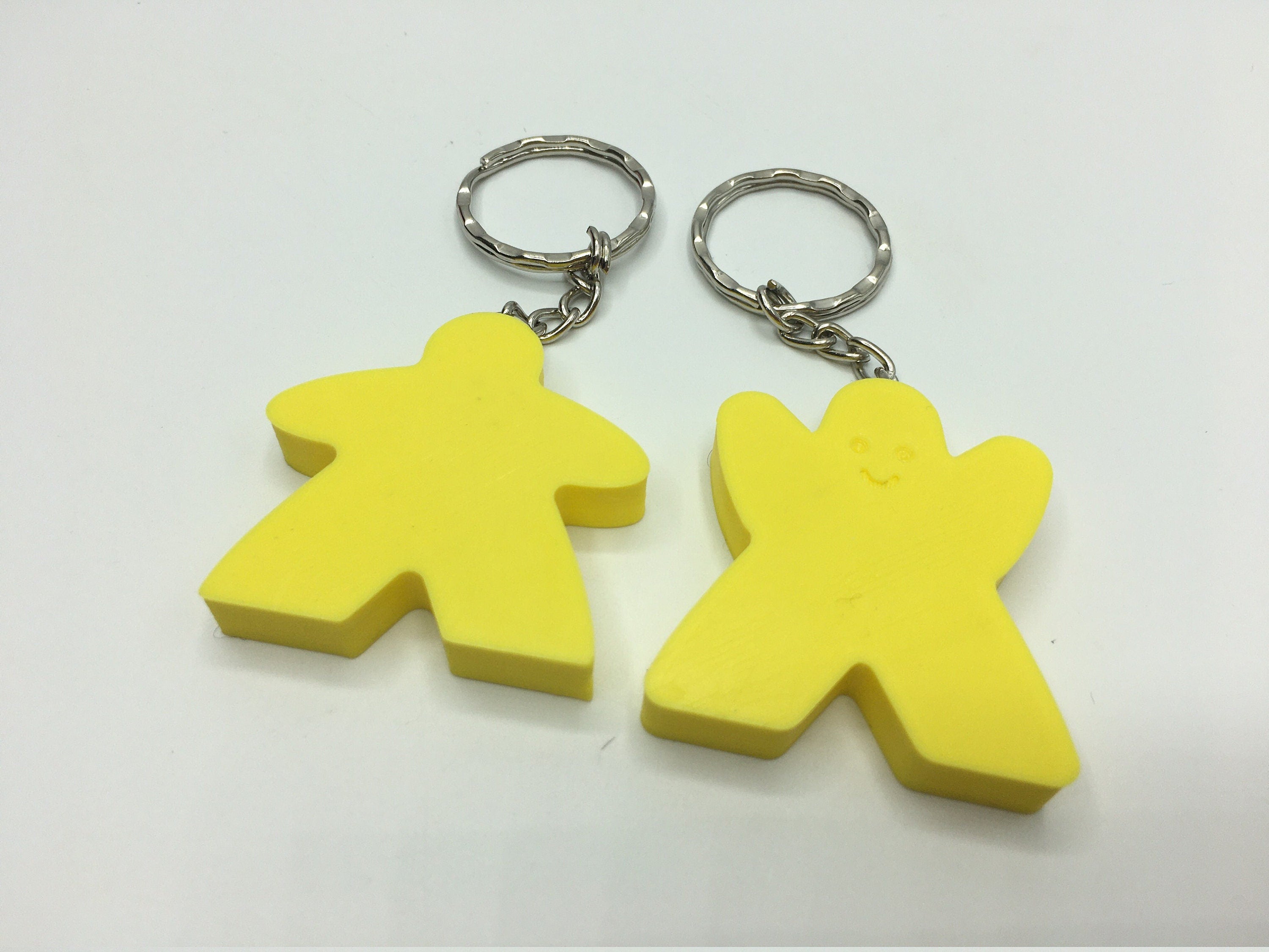 Meeples Keyring, Meeple Bag Tag, Meeple Shape Gift, Meeple Board Game Gift, Under 5 Pound, Meeple Face Keyring, Meeple Face Bag Tag, Meeple