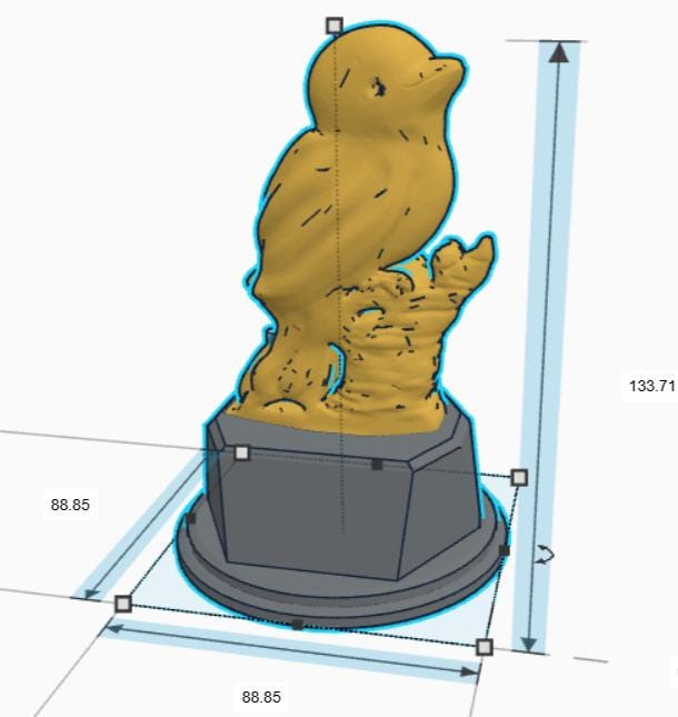 Personalised Bird Trophy, Bird Lover Gift, Little Bird Gift, Gardener Award, Bird Shape Gift, Custom Bird Trophy, Avery Bird Gift, Blue Tit