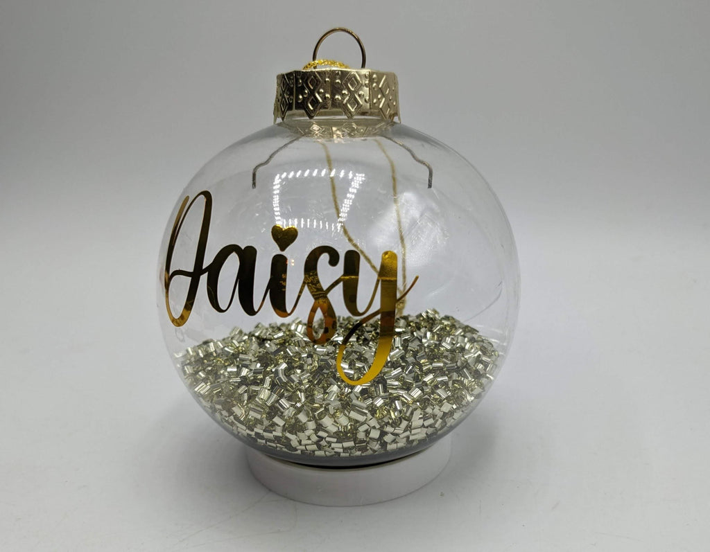 Personalised Christmas Bauble / Memorial Bauble / Tree Personalised Decoration / Name Bauble / Personalised Christmas Ornament Gift / Bauble