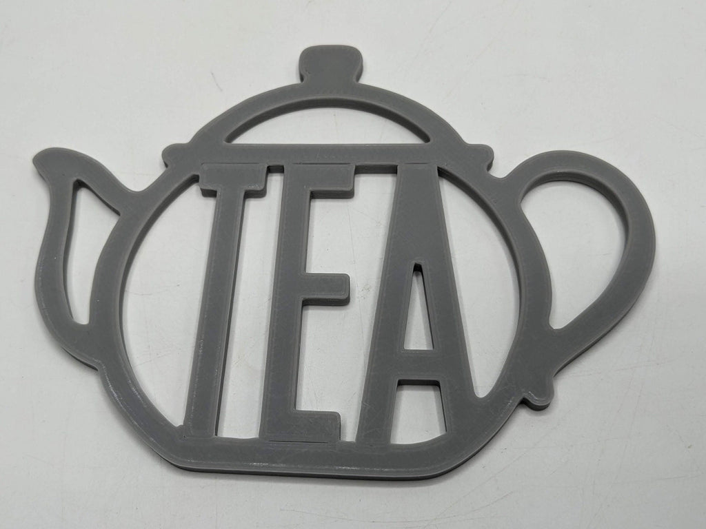 Tea Pot Coaster / Cup Of Tea Coaster / Tea Drink Mat / Pot Of Tea / Tea Lover Gift / Tea Cup Coaster / Home Decor Gift / Tea Pot Shape / Tea