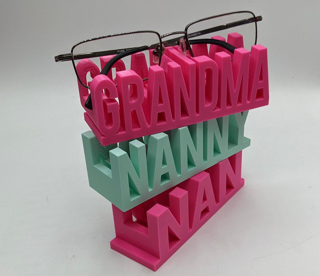 Nan Glasses Holder / Grandma / Nanny / Reading glasses Holder/ Present for Nan / Spectacles Holder / Gift for Grandma / Side Table Glasses