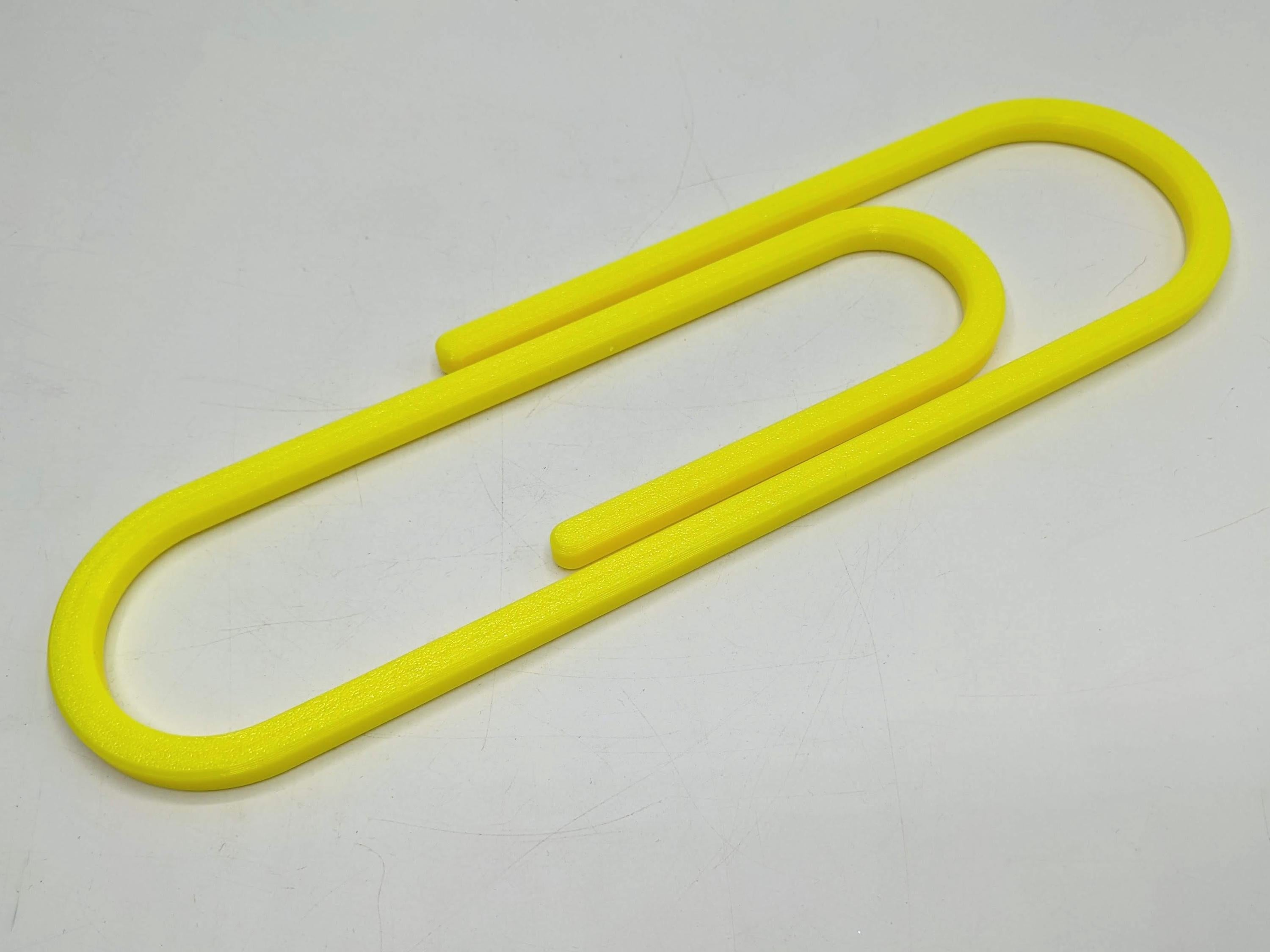 Giant Paperclip / Oversized Paperclip / Big Paperclip / Stationery Paperclip / Novelty Office Stationery / Office Supplies / Paperclip Tidy