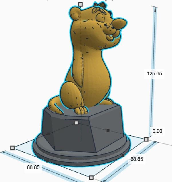 Personalised Gopher Trophy, Ground Squirrel Trophy, Gift for Gopher Lover, Custom Trophy Gift, Gopher Award, Office Trophy, Animal Lover