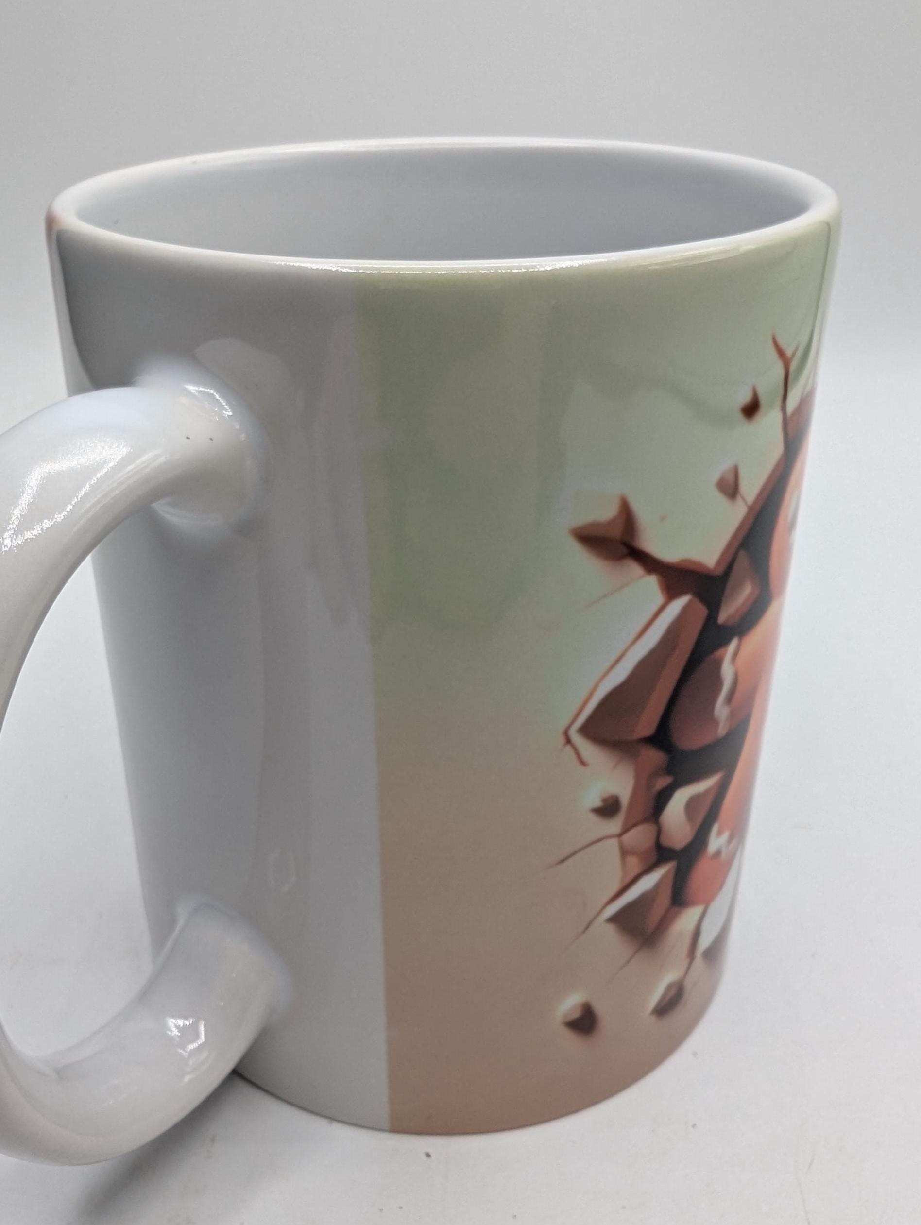 Christmas Penguin 3D Mug, Funny Penguin Mug, Christmas Hot Chocolate Mug, Penguin Christmas Gift, Gift For Her, Gift for Him, Penguin Mug