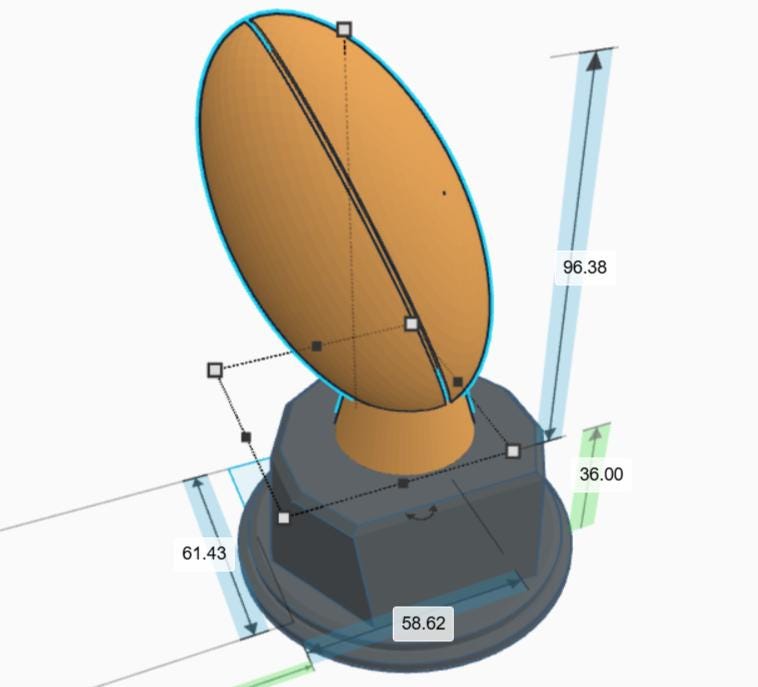 Personalised Rugby Trophy / Rugby Fun Trophy / Secret Santa Rugby Player / Rugby Team / Rugby Stocking Filler / Rugby Player Gift / Rugby Club