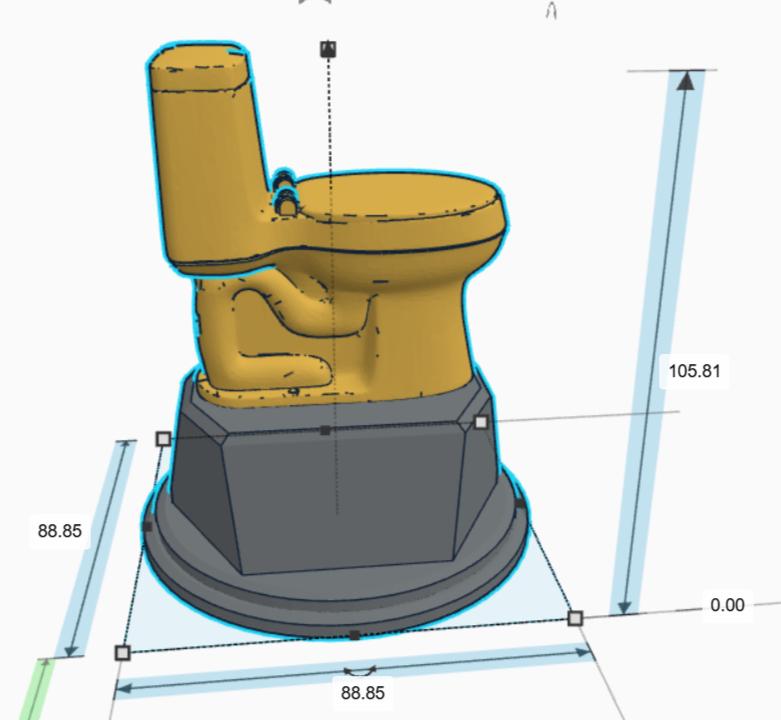 Personalised Toilet Trophy, Toilet Humour Trophy, Golden Toilet Award, Custom Trophy, Bottom Trophy, Loo Trophy, Funny Toilet, Toilet Humour