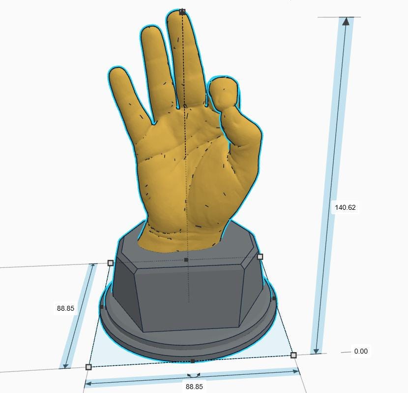 Personalised Ok Trophy, OK Gesture Trophy, Okay Trophy Award, Custom Trophy, Golden Award, Hand Gesture Trophy, Funny Trophy, Office Trophy