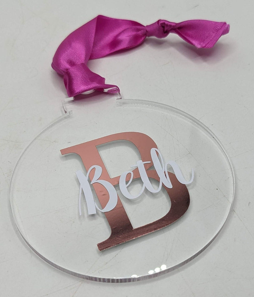 Personalised Christmas Monogram Bauble / Personalised Bauble / Tree Personalised Decoration / Name Bauble / Personalised Christmas