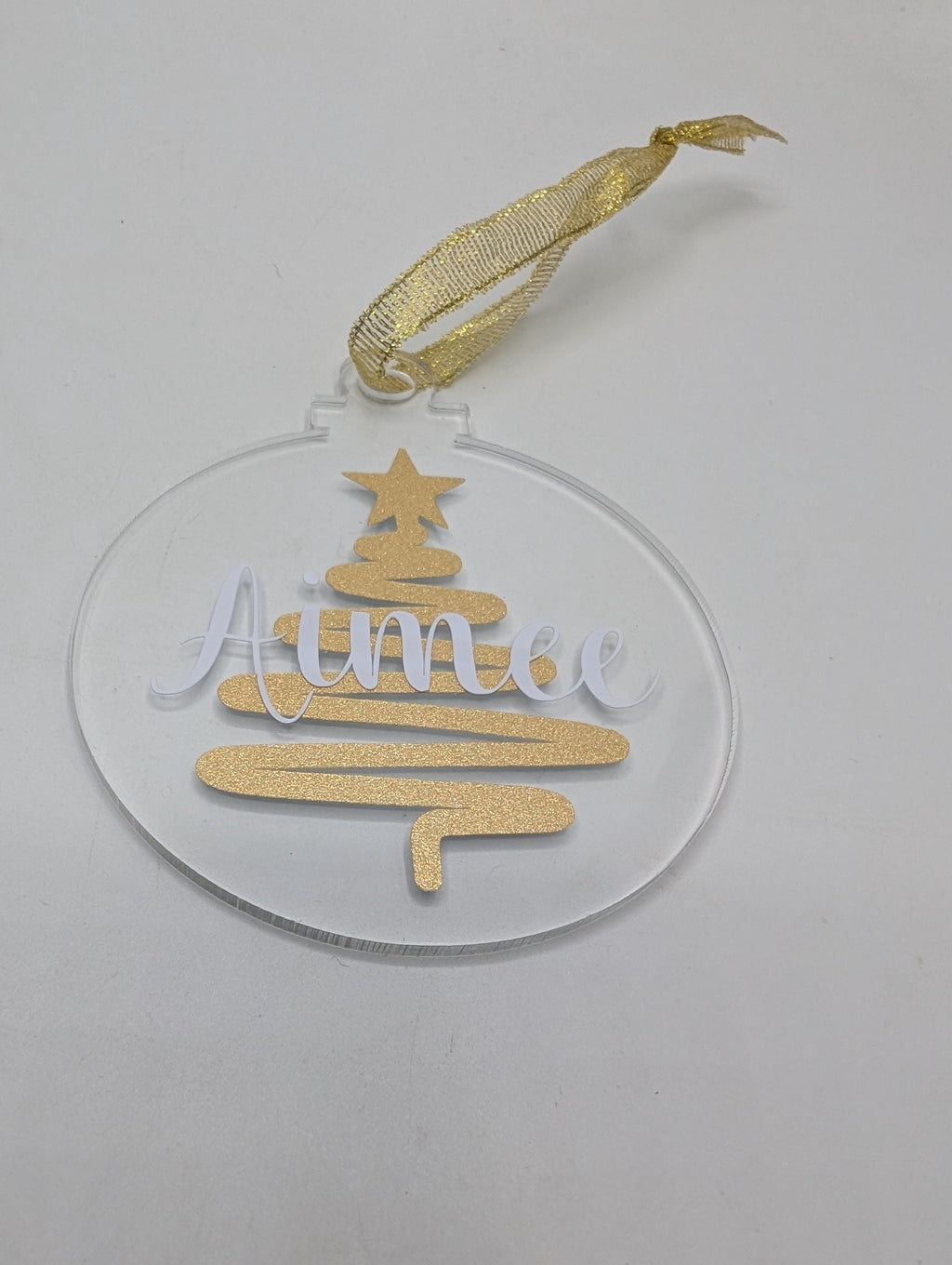 Personalised Christmas Bauble, Christmas Tree Bauble, Tree Personalised Decoration, Custom Bauble, Stocking Filler, Christmas Tree Decor