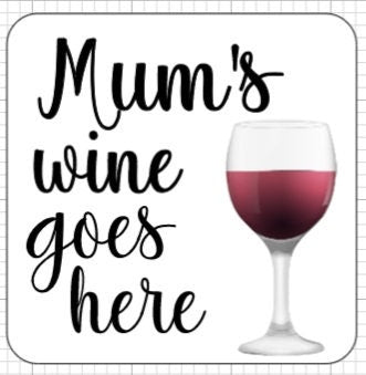 Personalised Drink Coaster, Your Name and Drink, Personalise Favourite Drink, Wedding Gift, Christmas Gift, Stocking Filler, Drink Mat Gift