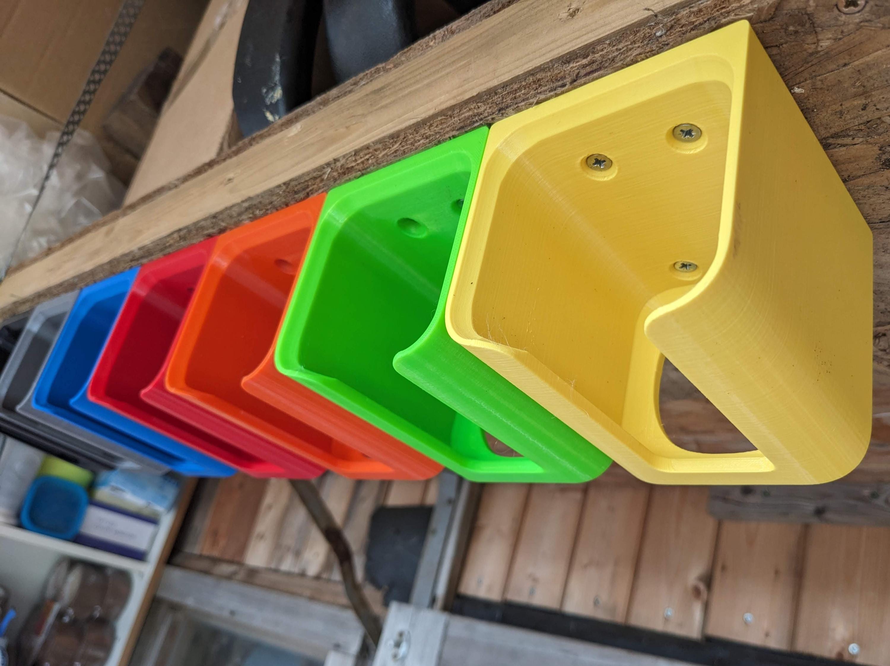 Universal Cordless Drill / Impact Driver Undershelf Holder / Roof / Wall Mount / Drill Mount for Cordless Drills / Drill Storage Holder