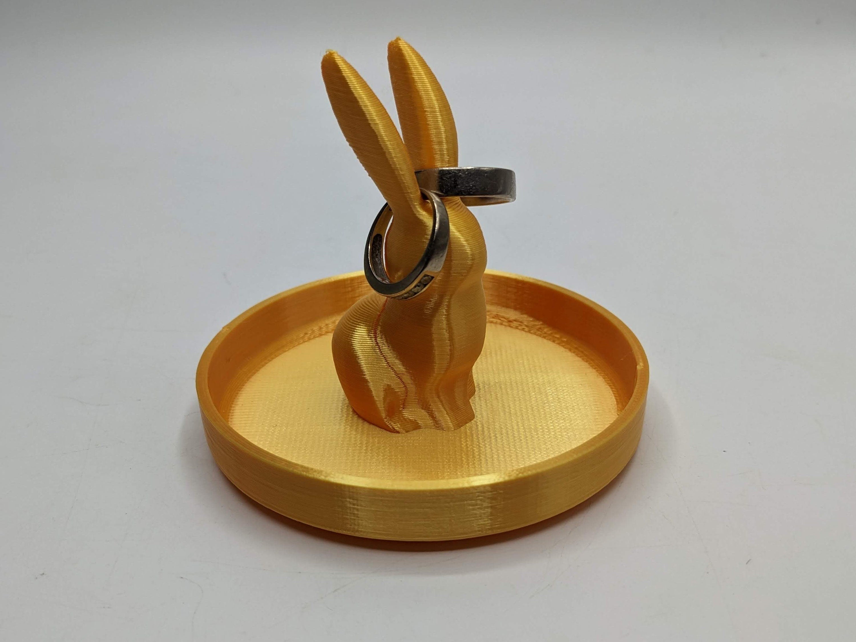 Bunny Rabbit Trinket Dish / Rabbit Ring Stand Jewellery Holder / Trinket Rings Dish /  Rabbit Ring Stand / Trinket Dish Ring Holder / Gift