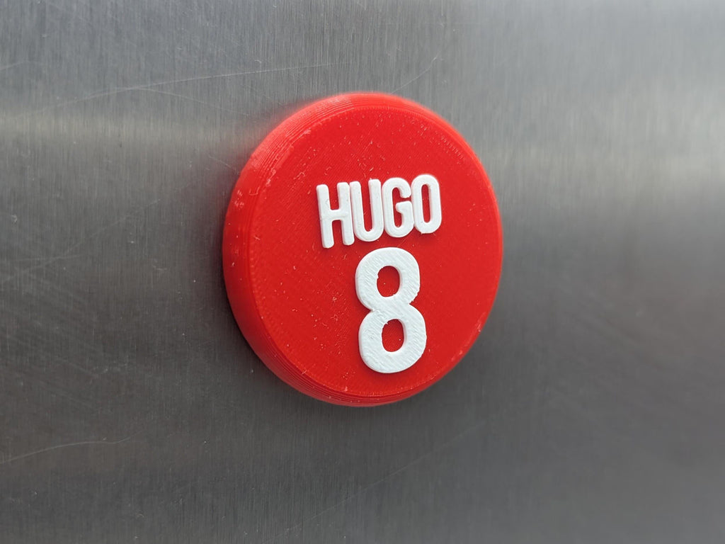 Personalised Round Football Magnet / Soccer Magnet / Football Party Bag Fillers / Football Team Magnets / Football Gift / Football Favour