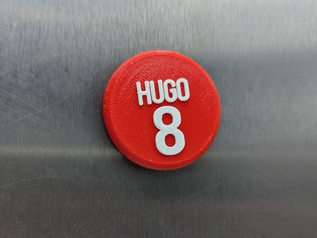 Personalised Round Football Magnet / Soccer Magnet / Football Party Bag Fillers / Football Team Magnets / Football Gift / Football Favour