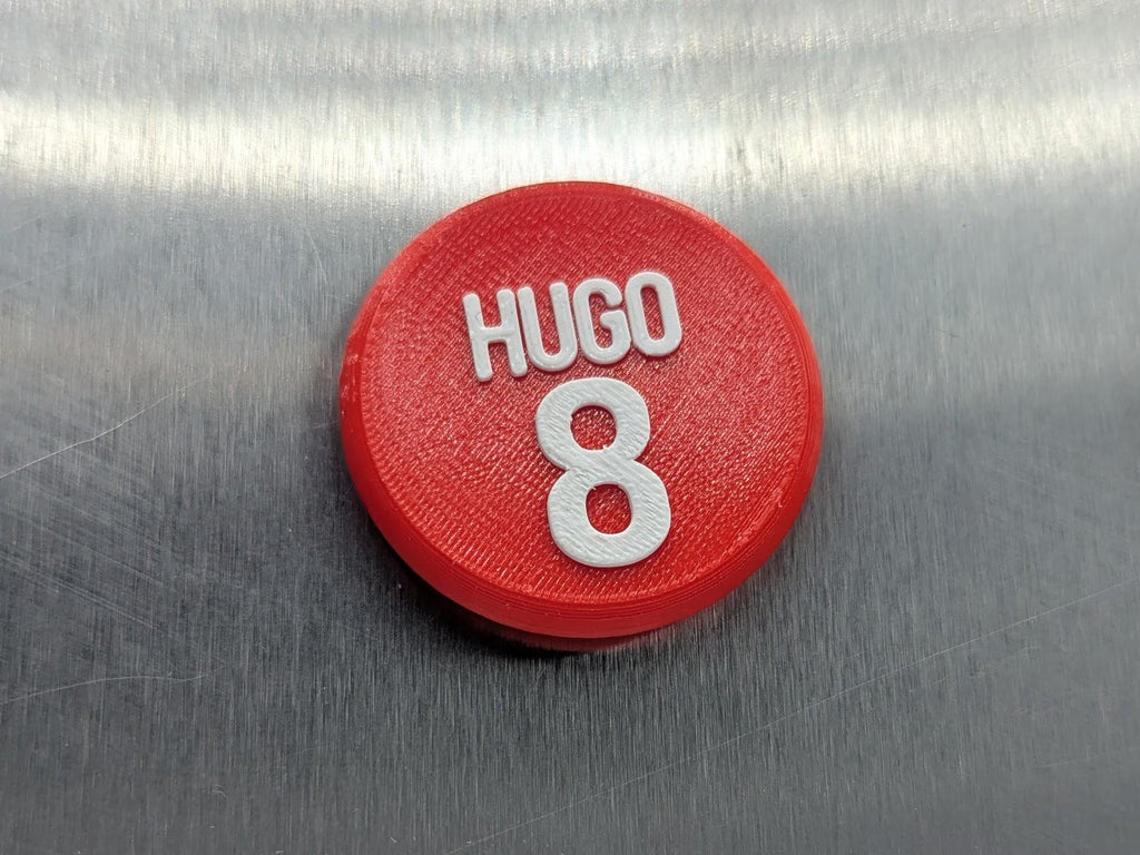 Personalised Round Football Magnet / Soccer Magnet / Football Party Bag Fillers / Football Team Magnets / Football Gift / Football Favour