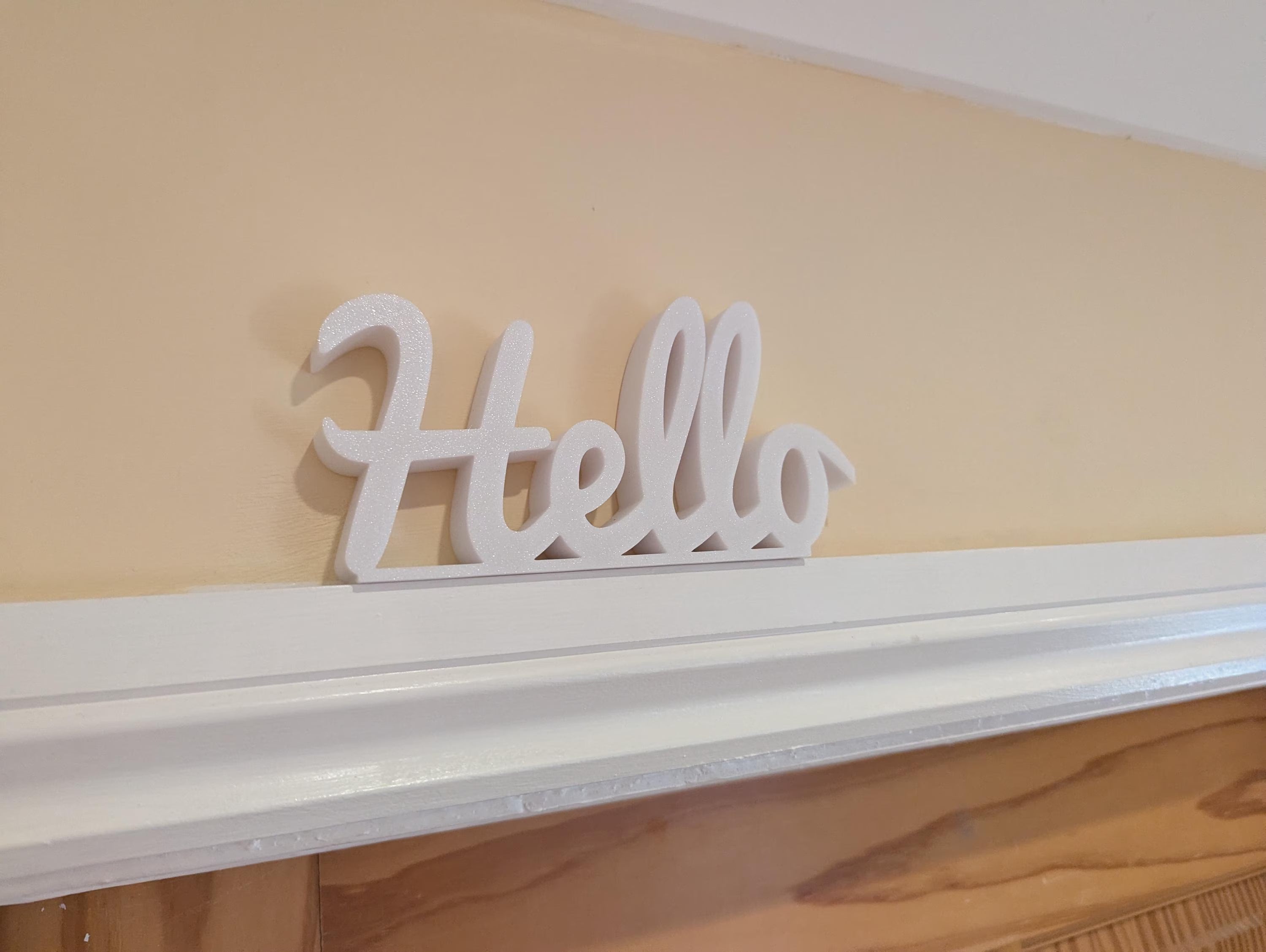 Hello There Door Sign, Welcome Door Sign, Home Decor Sign, Hallway Door Sign, Custom Door Sign, Door Topper, Hello There Sign, Lounge Sign