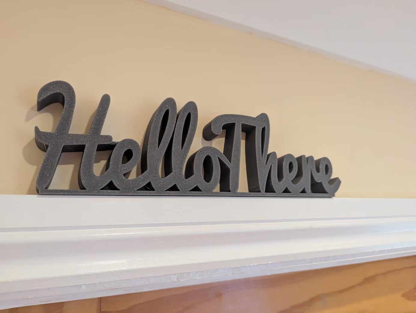 Hello There Door Sign, Welcome Door Sign, Home Decor Sign, Hallway Door Sign, Custom Door Sign, Door Topper, Hello There Sign, Lounge Sign