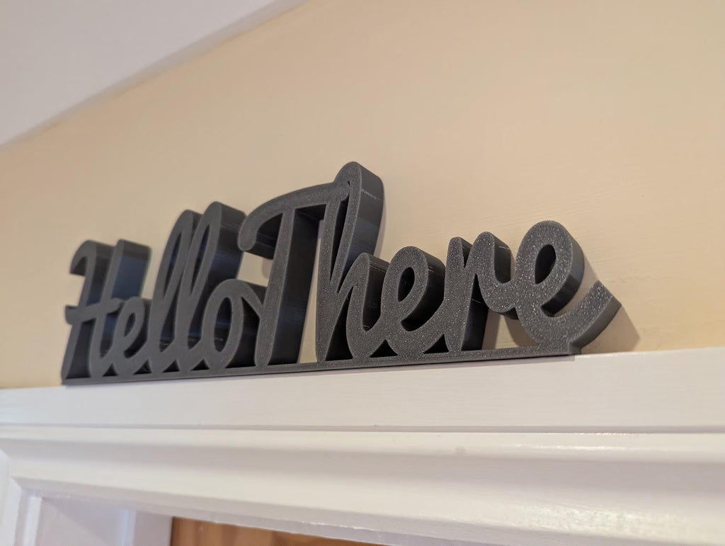 Hello There Door Sign, Welcome Door Sign, Home Decor Sign, Hallway Door Sign, Custom Door Sign, Door Topper, Hello There Sign, Lounge Sign