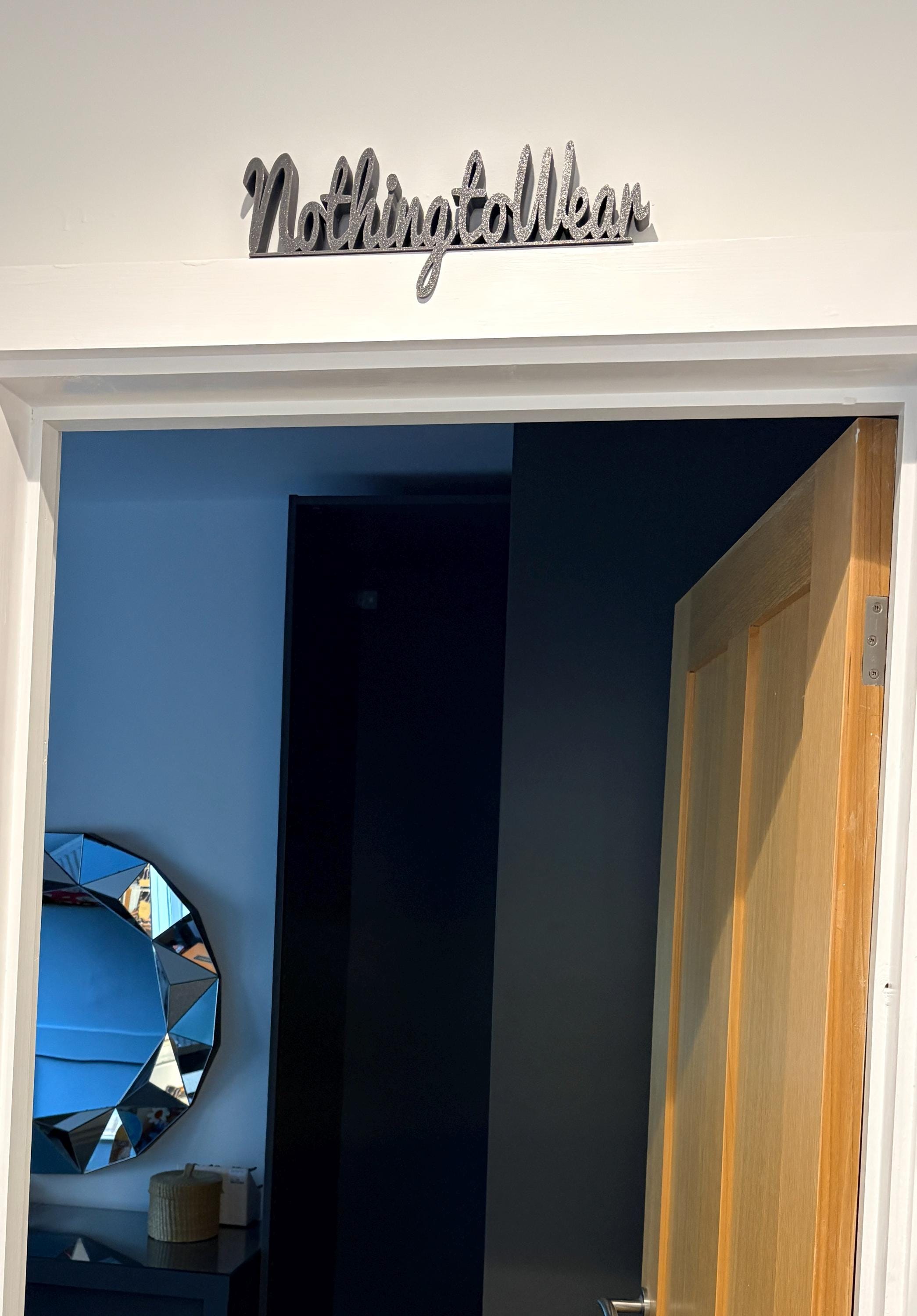 Nothing To Wear Door Sign, Dressing Room, Utility Room, Toilet Door Sign, Bathroom Door Sign, Custom Door Sign, Utility Sign, Door topper