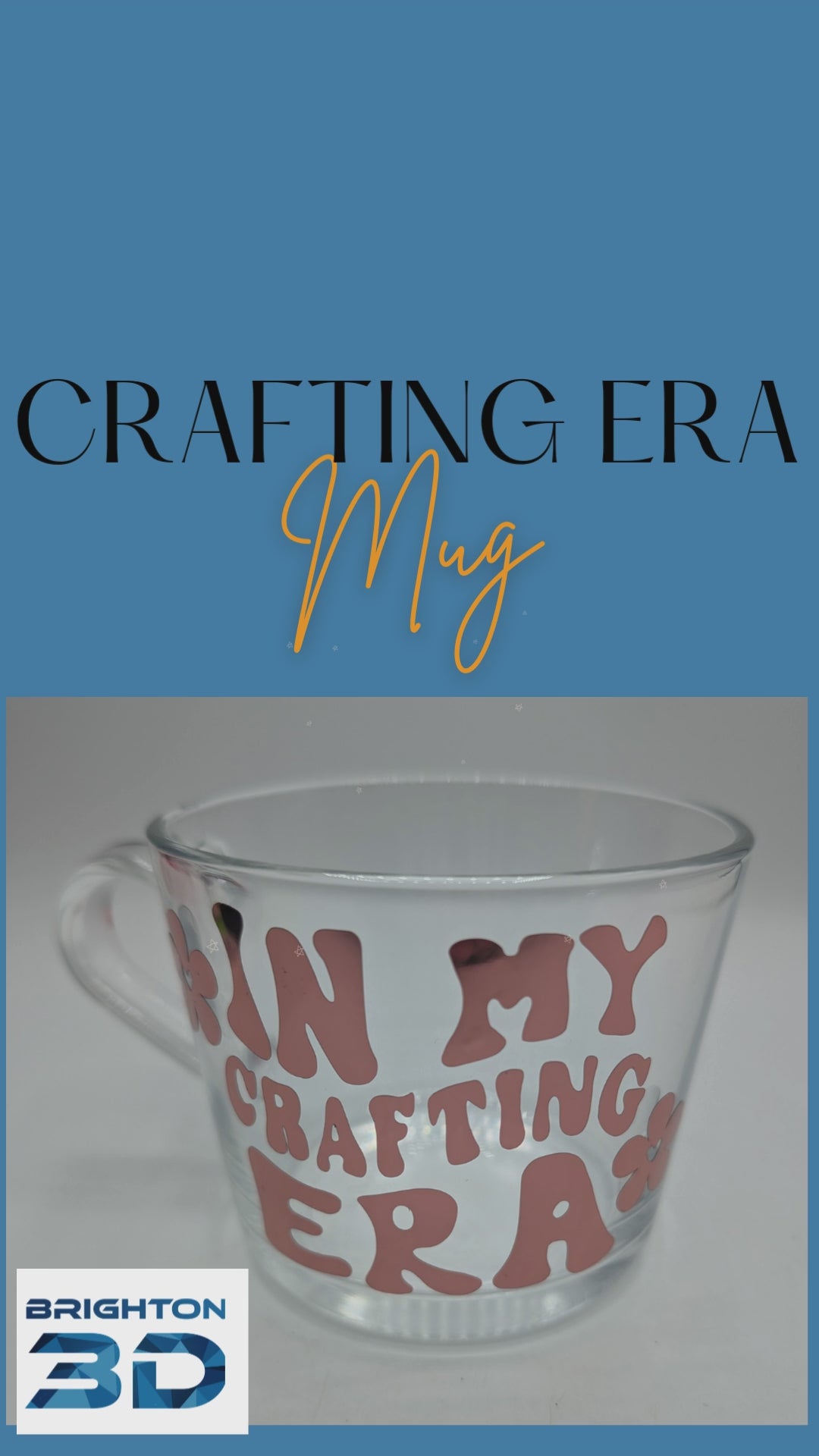 My Crafting Era Mug, Gift for Her, Crafter Present, Present For Her, Birthday Present, Crafter Mug Present, Birthday Mug Present, Crafter