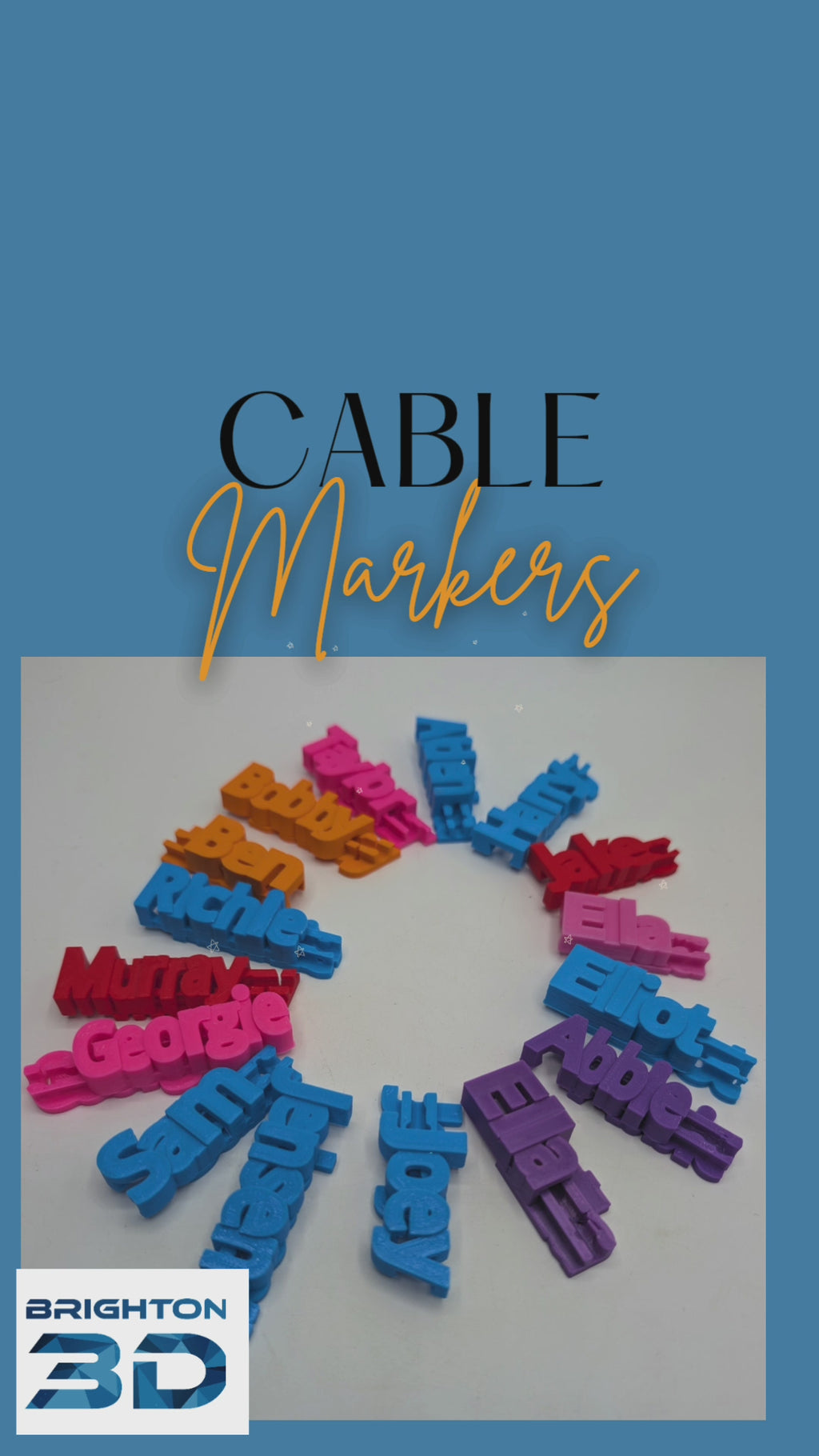 Named USB Cable Clip, Personalised iPhone &amp; iPad Clip, Marker Phone Cable Accessory, Cable Marker Name,