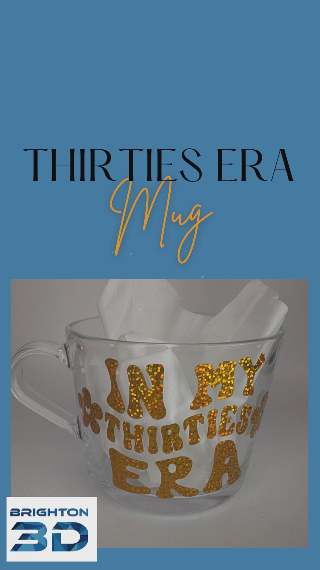 My Thirties Era Mug, Gift for Her, 30th Birthday Present, Present For Her, 30 Today Mug, Birthday Mug Present, 30th Birthday Milestone