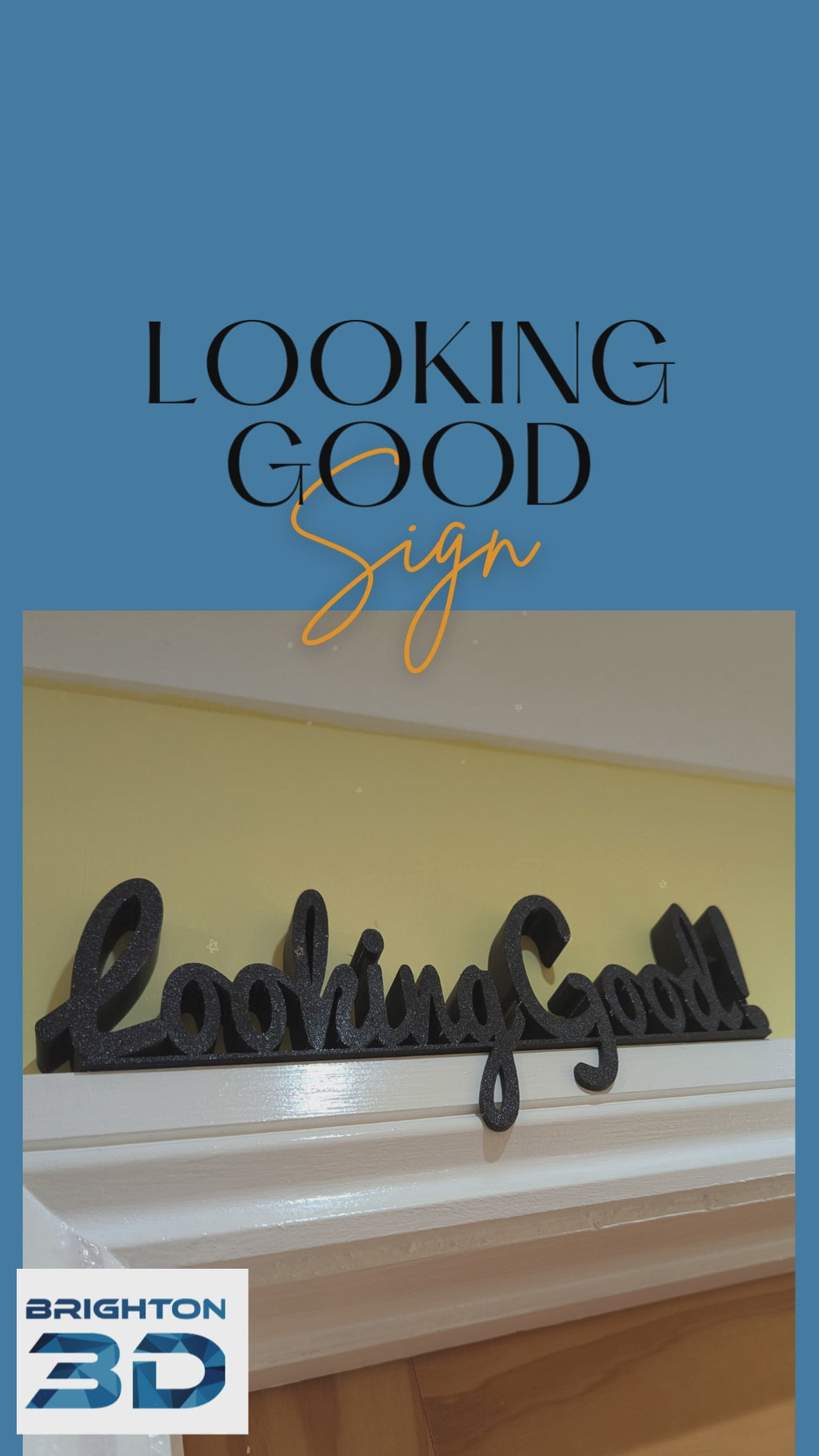 Looking Good Door Sign, Looking Good Sign, Door Topper, Above Door Sign, Custom Door Sign, Looking Good Wall Art, Looking Good Above Door